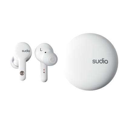 Sudio A2, kabelloser In-Ear Bluetooth Kopfhörer, weiß