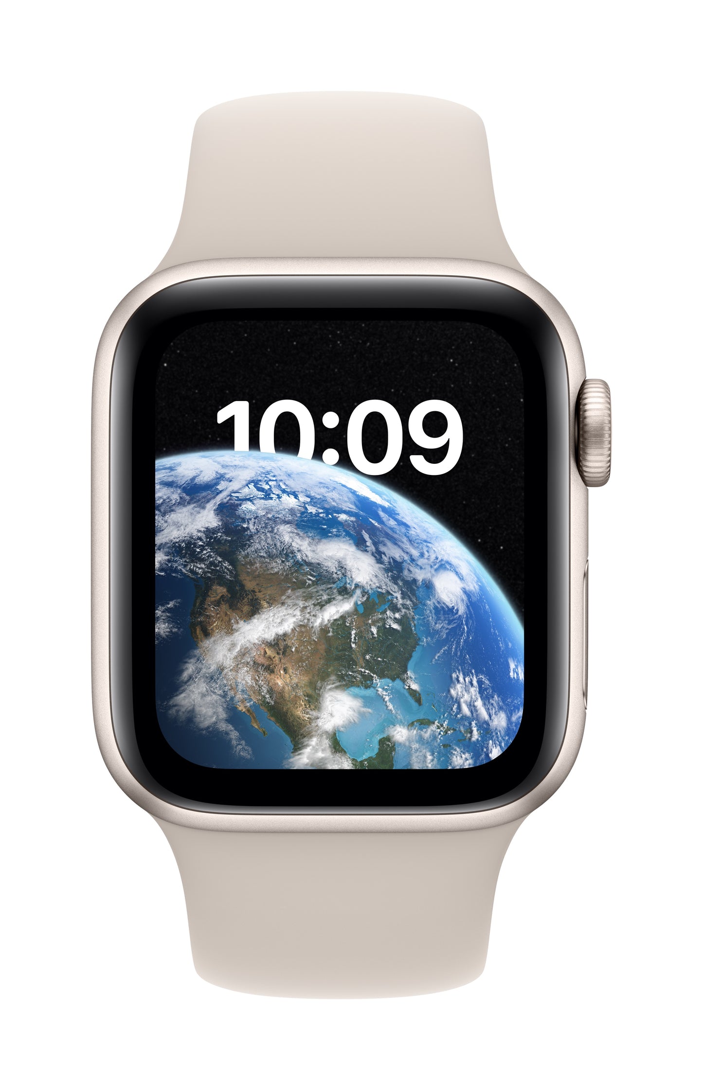 Apple Watch SE GPS, Aluminium sternenlicht, 40 mm mit Sportarmband, sternenlicht