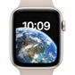 Apple Watch SE GPS, Aluminium sternenlicht, 44 mm mit Sportarmband, sternenlicht
