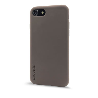 Decoded Silicone Backcover iPhone SE3/SE2/8/7/6s/6 Dark Taupe