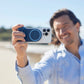 Shiftcam SnapGrip magnetischer Kameragriff, dunkelblau