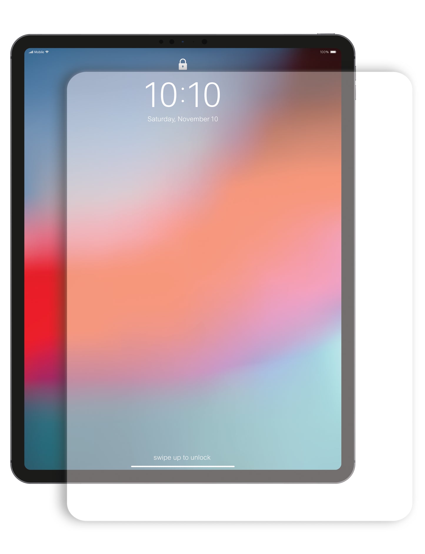NEXT.ONE iPad Schutzglas mit Anbringhilfe - iPad pro 11" & iPad Air 10,9"
