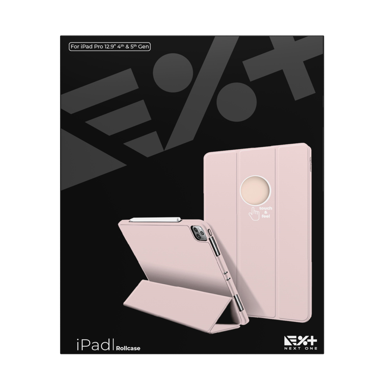 NEXT.ONE Roll case für iPad Pro 12,9" 2. Generation und neuer - Pink