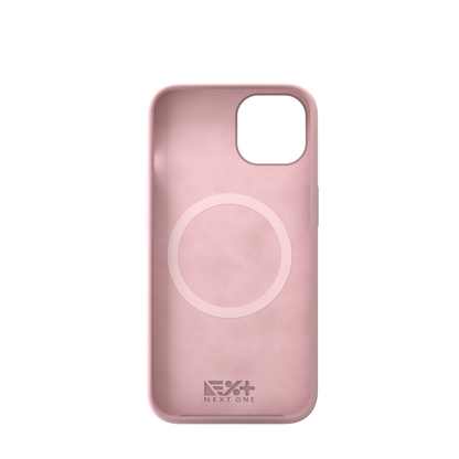 NEXT.ONE Silicone case MagSafe pink for iPhone 13