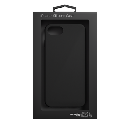 NEXT.ONE Silicone case black for iPhone 6/7/8/SE