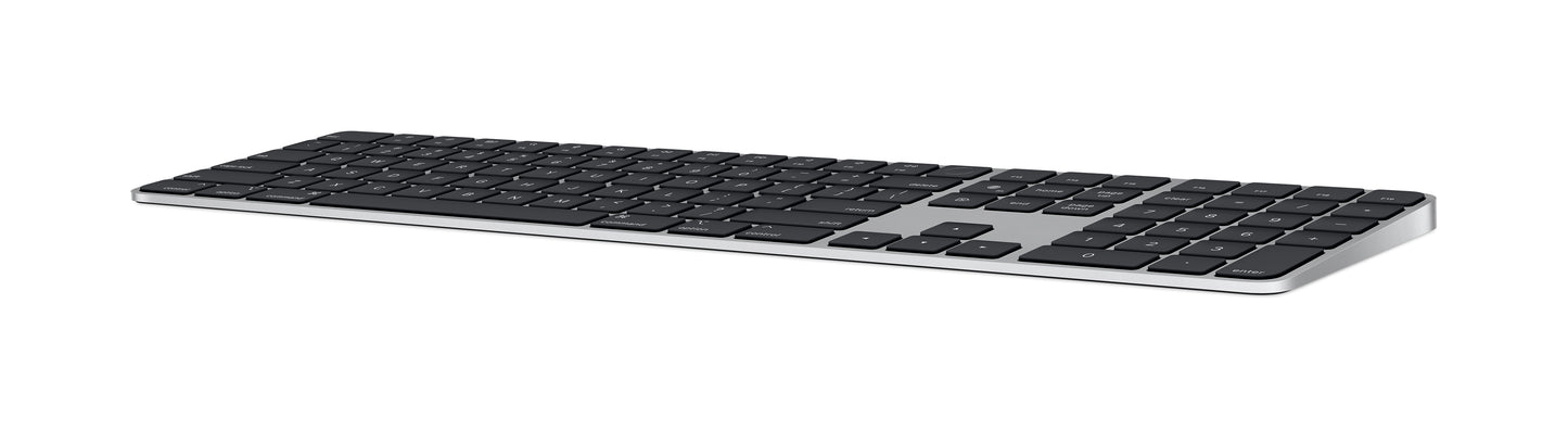Apple Magic Keyboard mit Touch ID und Ziffernblock für Mac Modelle mit Apple Chip, schwarze Tasten, dt.