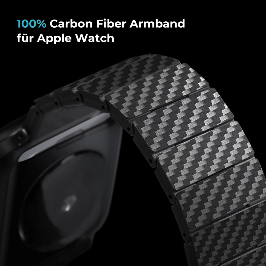 Pitaka Carbon Fiber Link Bracelet Modern Band 42/44/45/49mm
