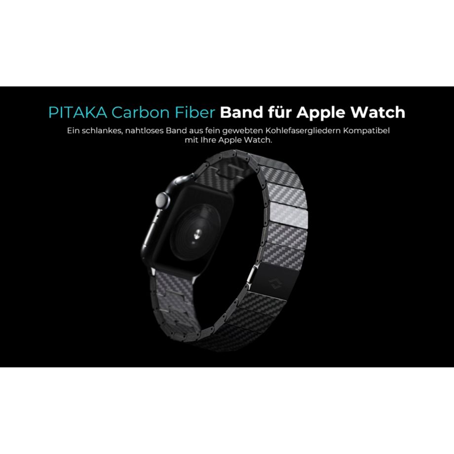 Pitaka Carbon Fiber Link Bracelet Modern Band 42/44/45/49mm