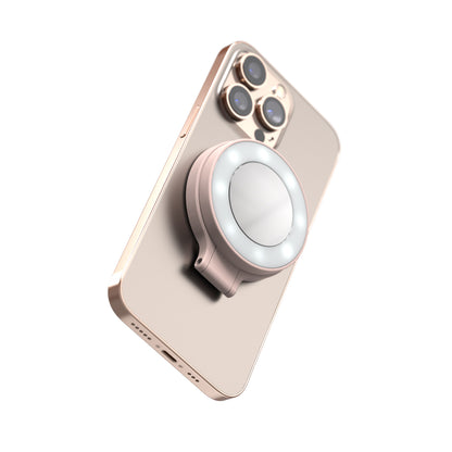 Shiftcam SnapLight magnetisches LED Ringlicht für Smartphones, rosa