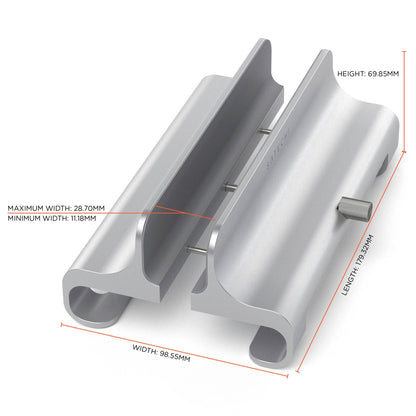 Satechi Aluminum Laptop Stand Vertical silver