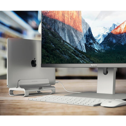 Satechi Aluminum Laptop Stand Vertical silver