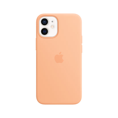 Apple iPhone 12 mini Silikon Case mit MagSafe, cantaloupe