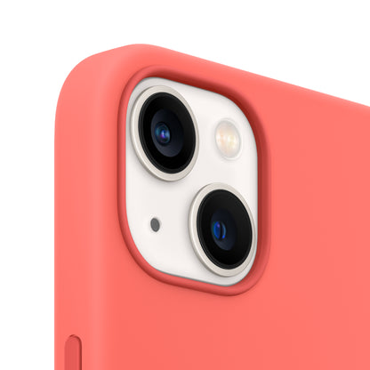 Apple iPhone 13 Silikon Case mit MagSafe, pink pomelo