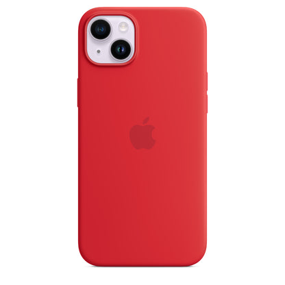 Apple iPhone 14 Plus Silikon Case mit MagSafe, (PRODUCT)RED