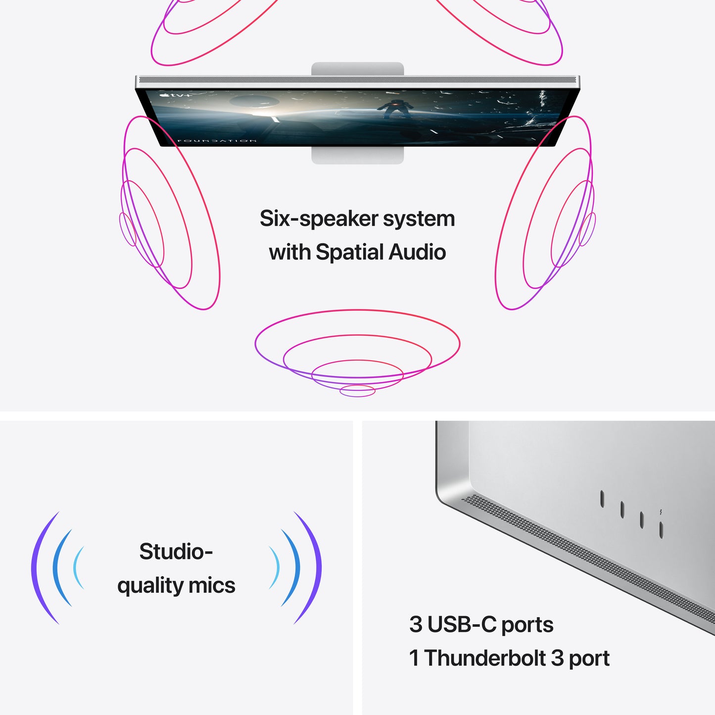 Apple Studio Display - Nanotexturglas - neigungsverstellbarer Standfuß