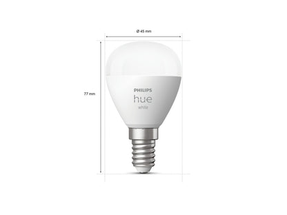 Philips Hue White E14 Luster Doppelpack 2x470lm