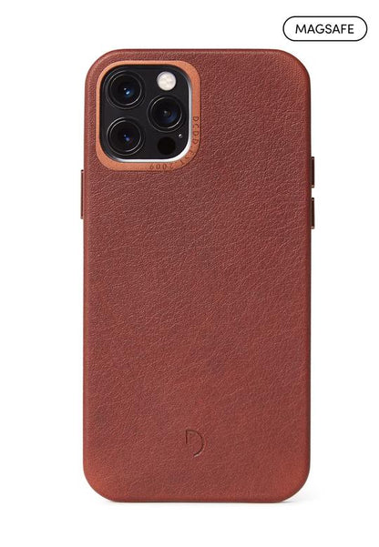 Decoded - Leather Backcover - MagSafe | iPhone 12 Pro Max (6.7 inch) - Cinnamon Brown