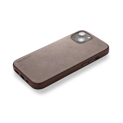 Decoded - Leather Backcover | iPhone 13 (6.1 inch) - Chocolate Brown