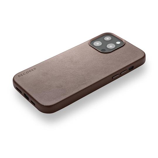 Decoded - Leather Backcover | iPhone 13 Pro Max (6.7 inch) - Chocolate Brown