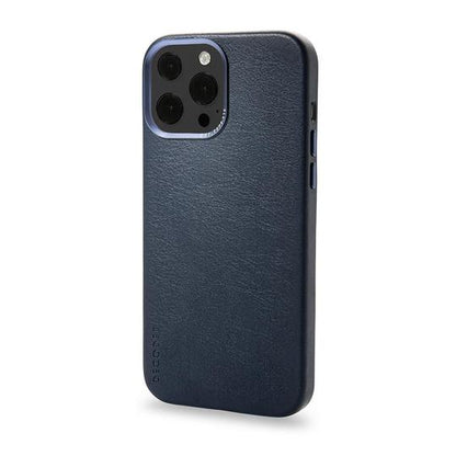 Decoded - Leather Backcover | iPhone 13 Pro (6.1 inch) - Steel Blue