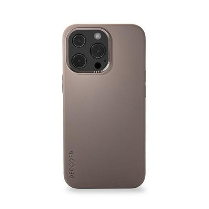 Decoded - Silicone Backcover | iPhone 13 Pro Max (6.7 inch) - Dark Taupe