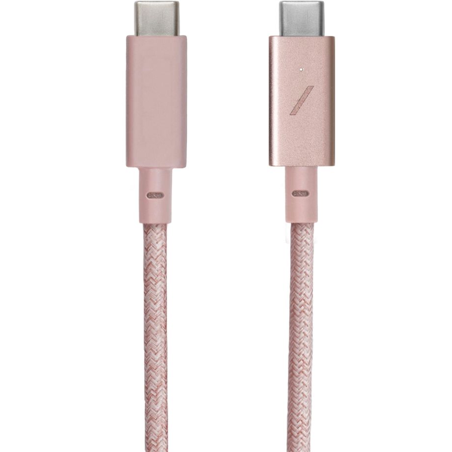 Native Union Belt Cable USB-C to USB-C Pro 2,4m Rose