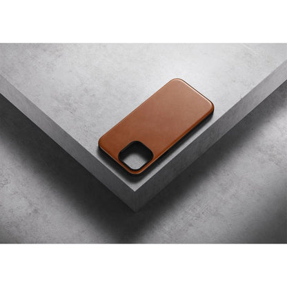 Nomad Modern Leather Case iPhone 14 English Tan