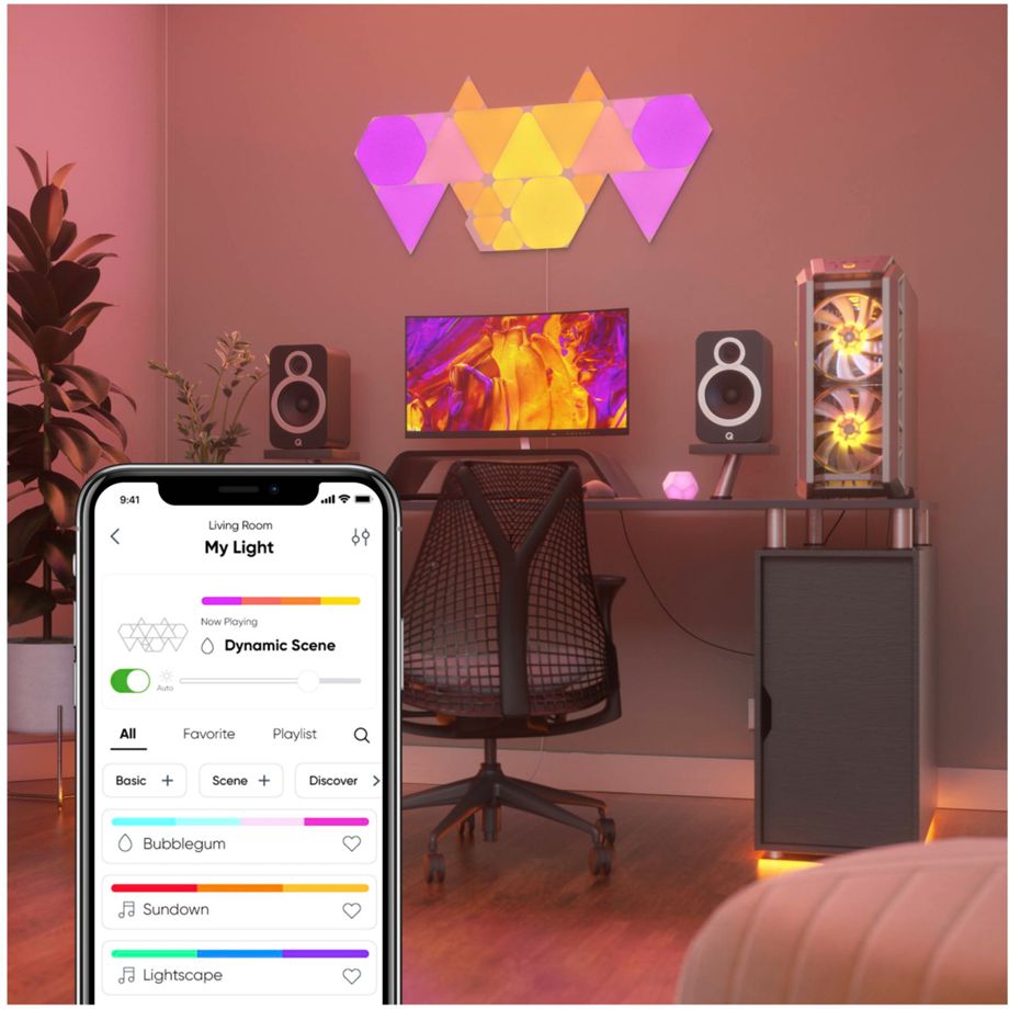 Nanoleaf Shapes Triangles Mini Starter Kit - 5 PK