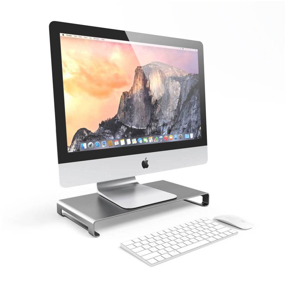 Satechi Slim Aluminum Monitor Stand space gray