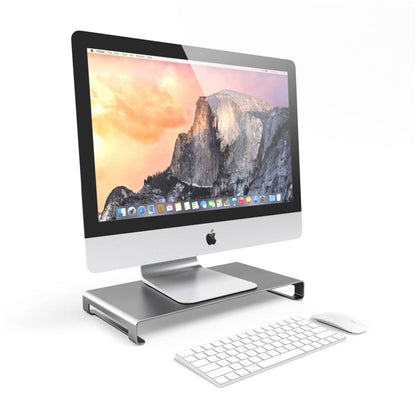 Satechi Slim Aluminum Monitor Stand space gray