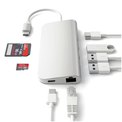 Satechi Type-C Multi-Port Hub 4K Ethernet silver