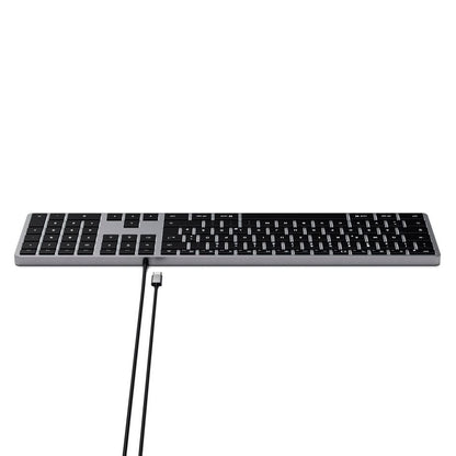 Satechi Slim W3 USB-C Wired Keyboard-DE (German)