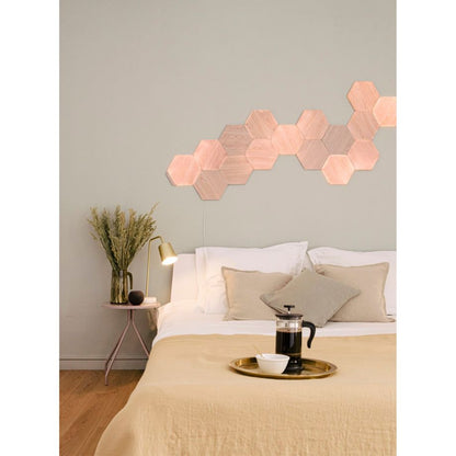 Nanoleaf Elements Wood Look Hexagons Starter Kit - 13 PK