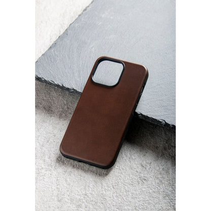 Nomad Modern Leather Case iPhone 14 Pro Max Rustic Brown