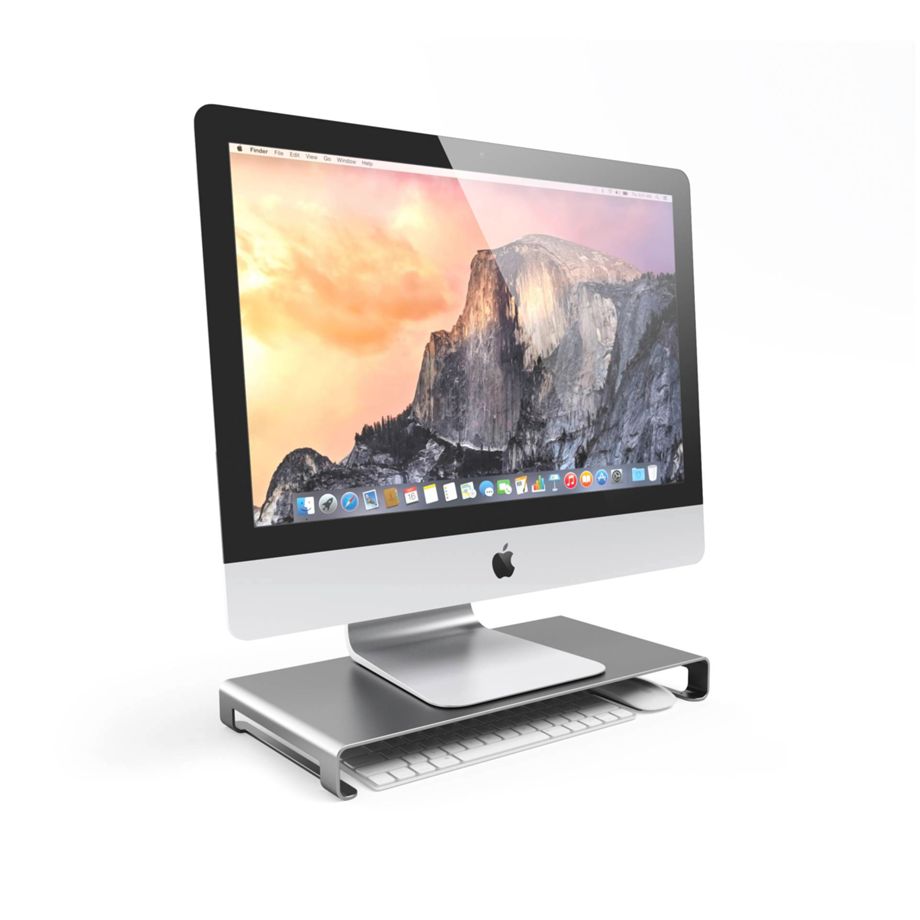 Satechi Slim Aluminum Monitor Stand space gray