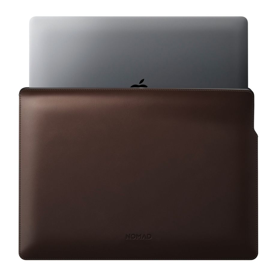 Nomad MacBook Pro Sleeve Rustic Brown Leather 16-Inch