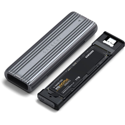 Satechi USB-C NVME and SATA SSD Enclosure space grey