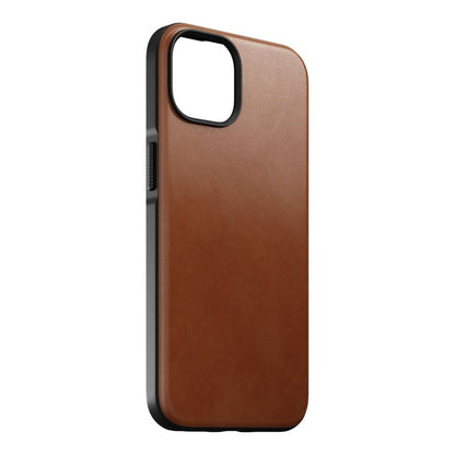 Nomad Modern Leather Case iPhone 14 English Tan