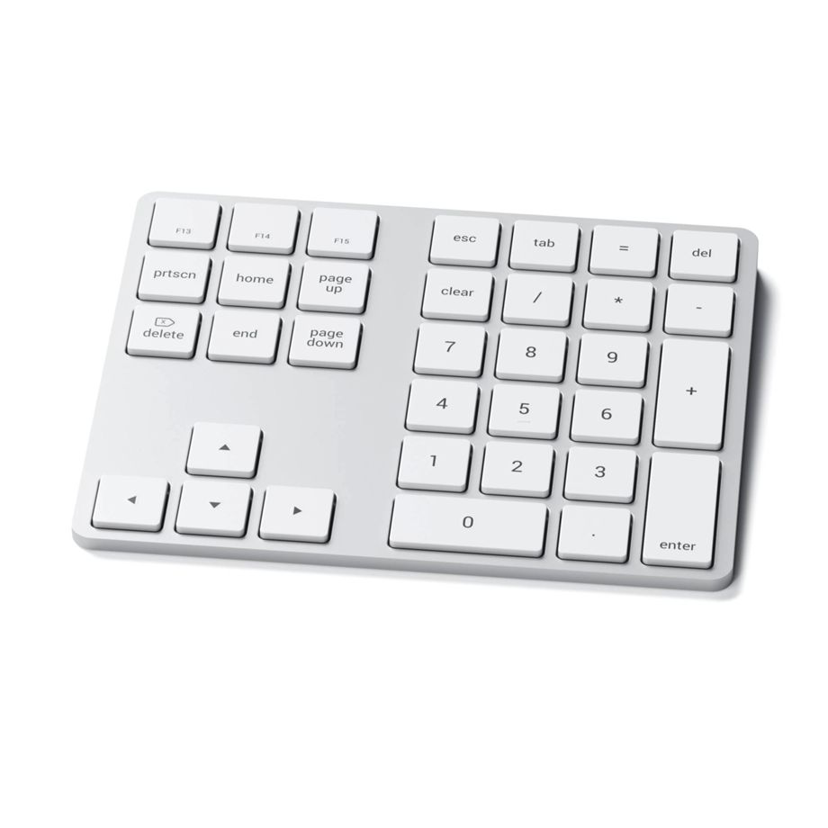 Satechi Extended Wireless Keypad Silver