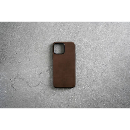 Nomad Modern Leather Case iPhone 14 Rustic Brown