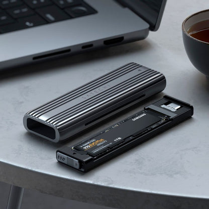 Satechi USB-C NVME and SATA SSD Enclosure space grey