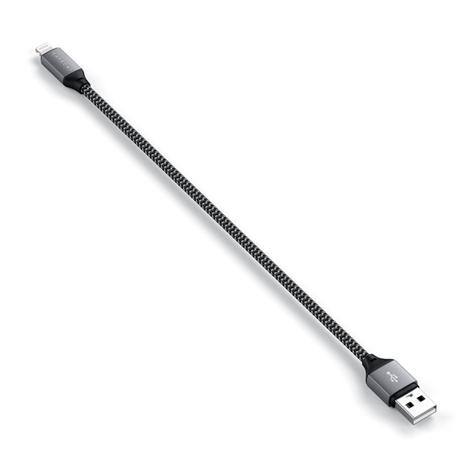 Satechi USB-A to Lightning Short Cable 25 cm space gray