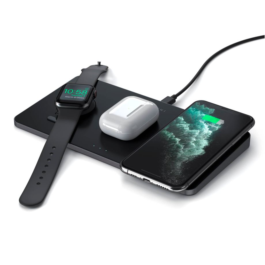 Satechi Trio Wireless Charging Pad black