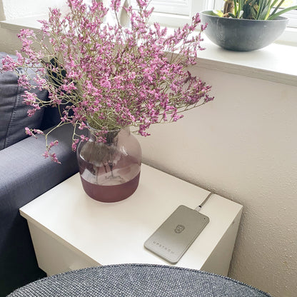 UPSTRÖM LÄDER - Wireless Charger (Grey)