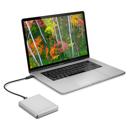 LaCie Mobile Drive V2, 4TB, Moon Silver