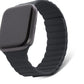 Decoded - Silicone Magnetic Traction Strap | Für Apple Watch 41/40/38mm | Charcoal