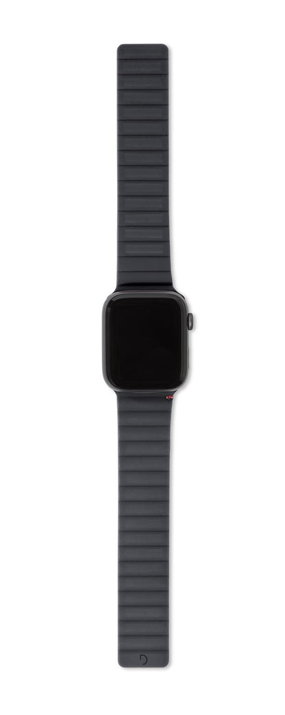 Decoded - Silicone Magnetic Traction Strap | Für Apple Watch 41/40/38mm | Charcoal