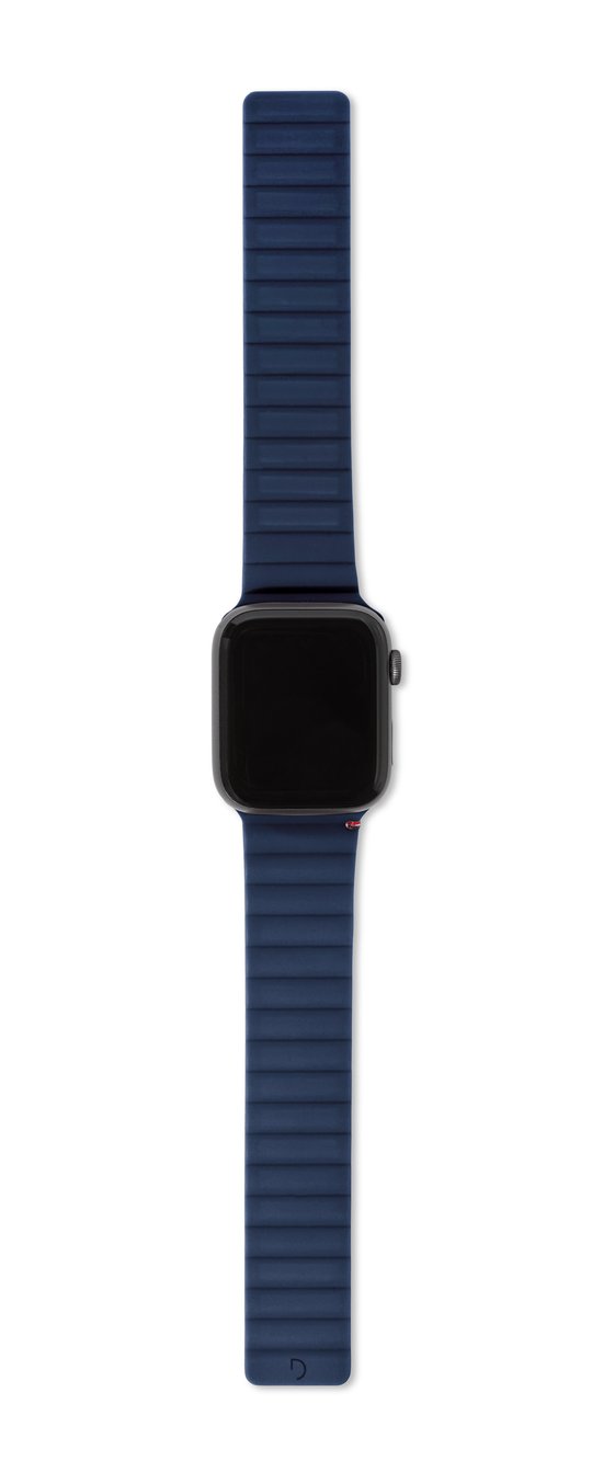 Decoded - Silicone Magnetic Traction Strap | Für Apple Watch 49/45/44/42mm | Navy Peony